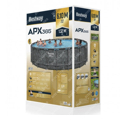 Каркасный круглый бассейн APX-365 Bestway, 610х132см (561KE)